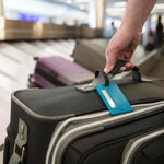 Travelon privacy luggage tag berry color