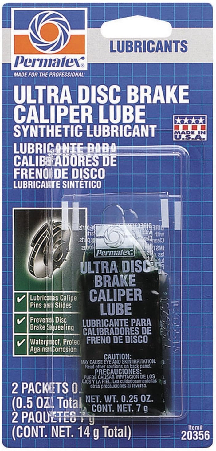 Permatex Ultra Disc Brake Caliper Lube 14g Pack of 6 front view