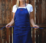 BLUE DENIM, the original split overlapped apron for potters, chefs, gardeners, artists, men and women - Image 9