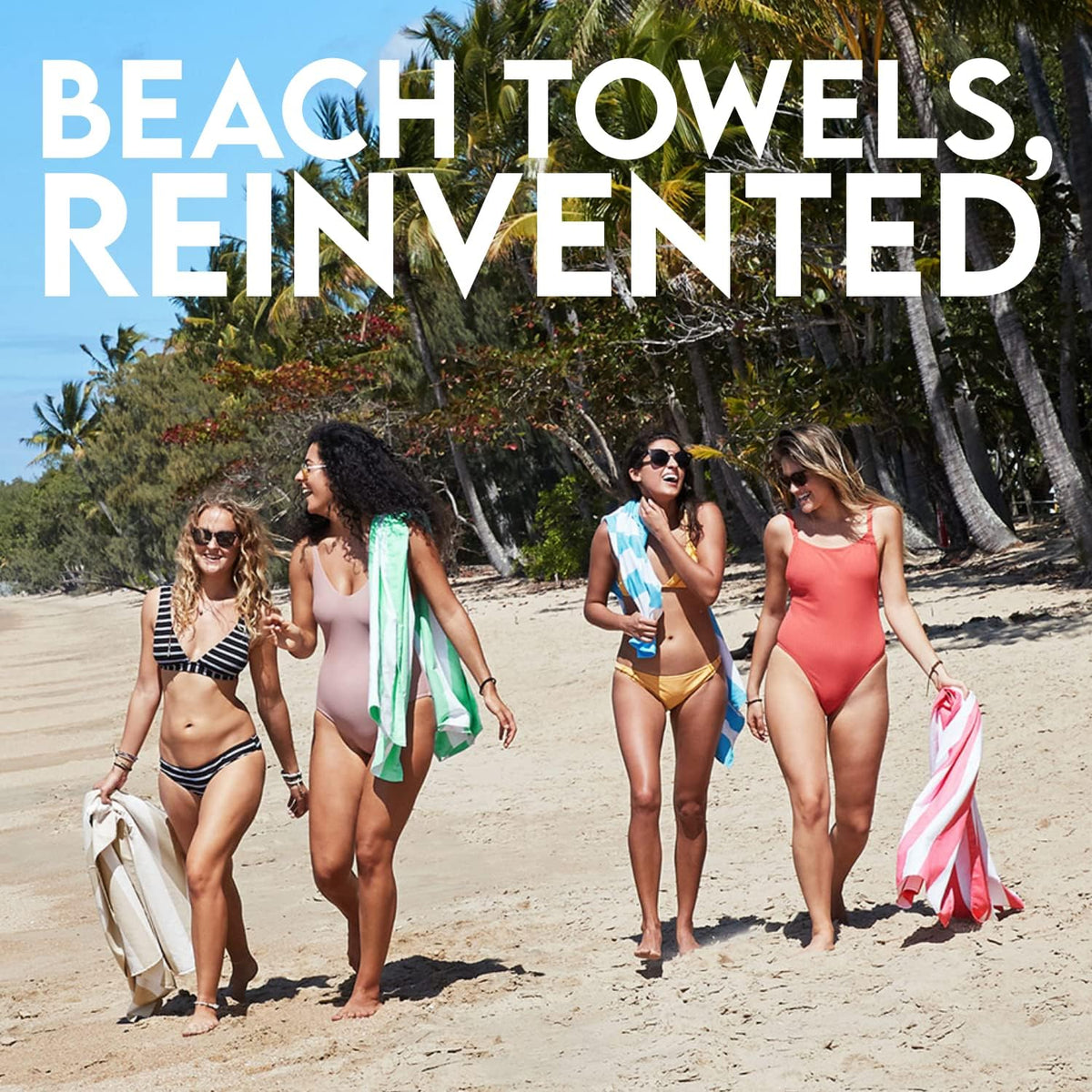 Dock & Bay Beach Towel - Quick Dry, Sand Free - Compact, Lightweight - 100% Recycled - Includes Bag - Cabana - Kamari Charcoal - Large (160x90cm, 63x35) - Image 9