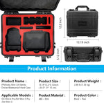 Hard storage case holding DJI drone and smart controller