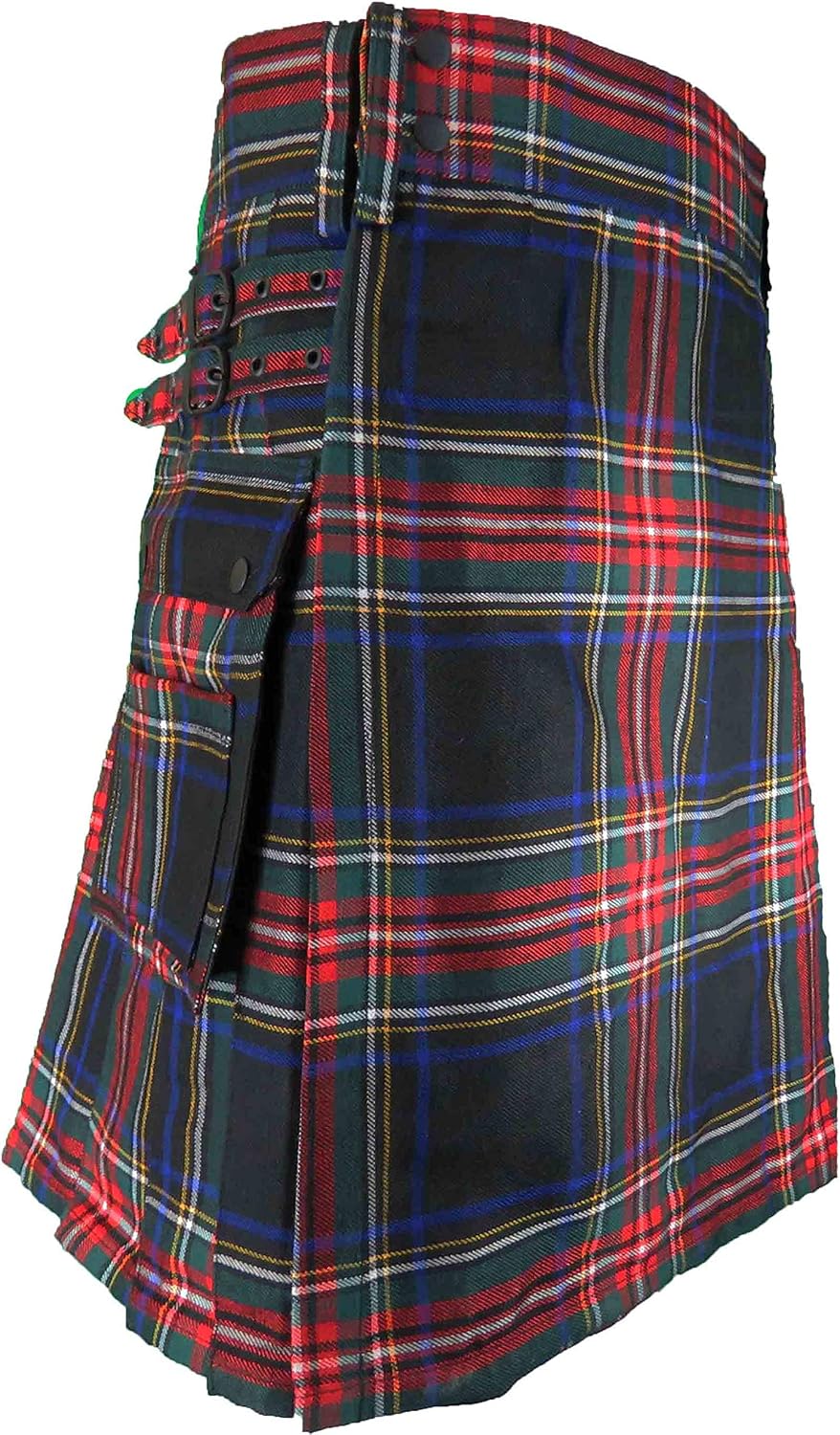 Men's Standard Tartan Utility Kilt, Modern Scottish Kilt for Everyday Wear, Tactical Kilts Adjustable Hip Straps - Image 13