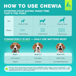 Chewia No Poo formula containing premium pumpkin powder and wild yam powder for pets.