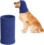 Comfortable dog snood for noise protection during fireworks