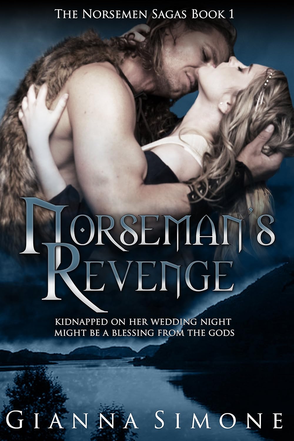 Gianna Simone Norsemans Revenge book cover front view featuring historical Viking romance theme.
