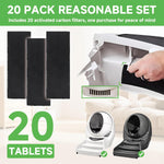 Replacement activated charcoal pads compatible with Litter Robot 3