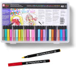 Sakura 48-piece Koi coloring brush pen set front view packaging