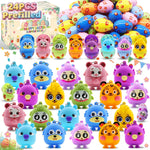 ChildFun prefilled easter eggs front view featuring colorful plastic shells and premium imported sensory toys.