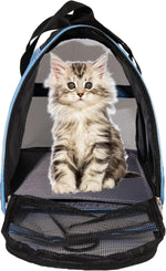 MuchL soft-sided cat carrier side mesh ventilation