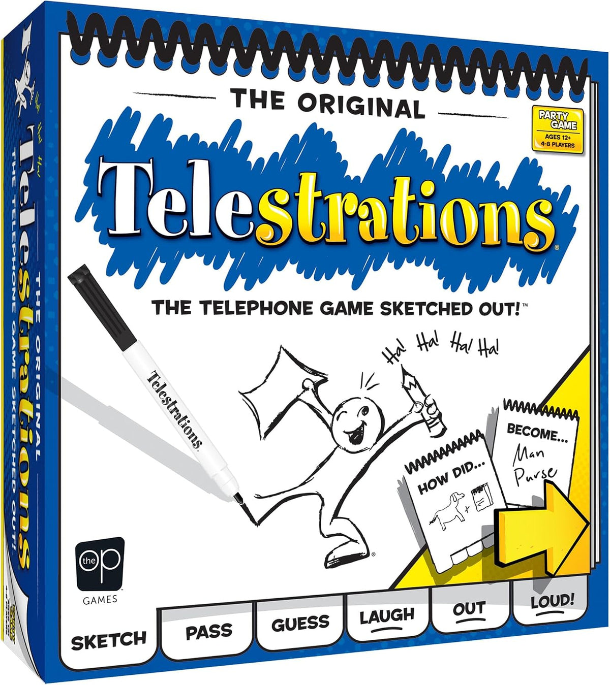USAopoly Telestrations board game front view