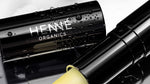 Henné Organics Luxury Lip Balm V2 twist-up mechanism open view