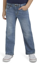 Levis boys 517 bootcut fit jeans waistband detail