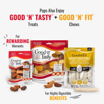 Good 'n' Fun Rolls Long-Lasting Dog Treat, For Large Dogs, With Real Proteins, Beef Hide and Premium Chicken, Supports Dental Health, Mental Stimulation, 2 count - Image 11