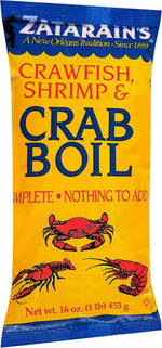 Zatarain's New Orleans style spice mix packaging top