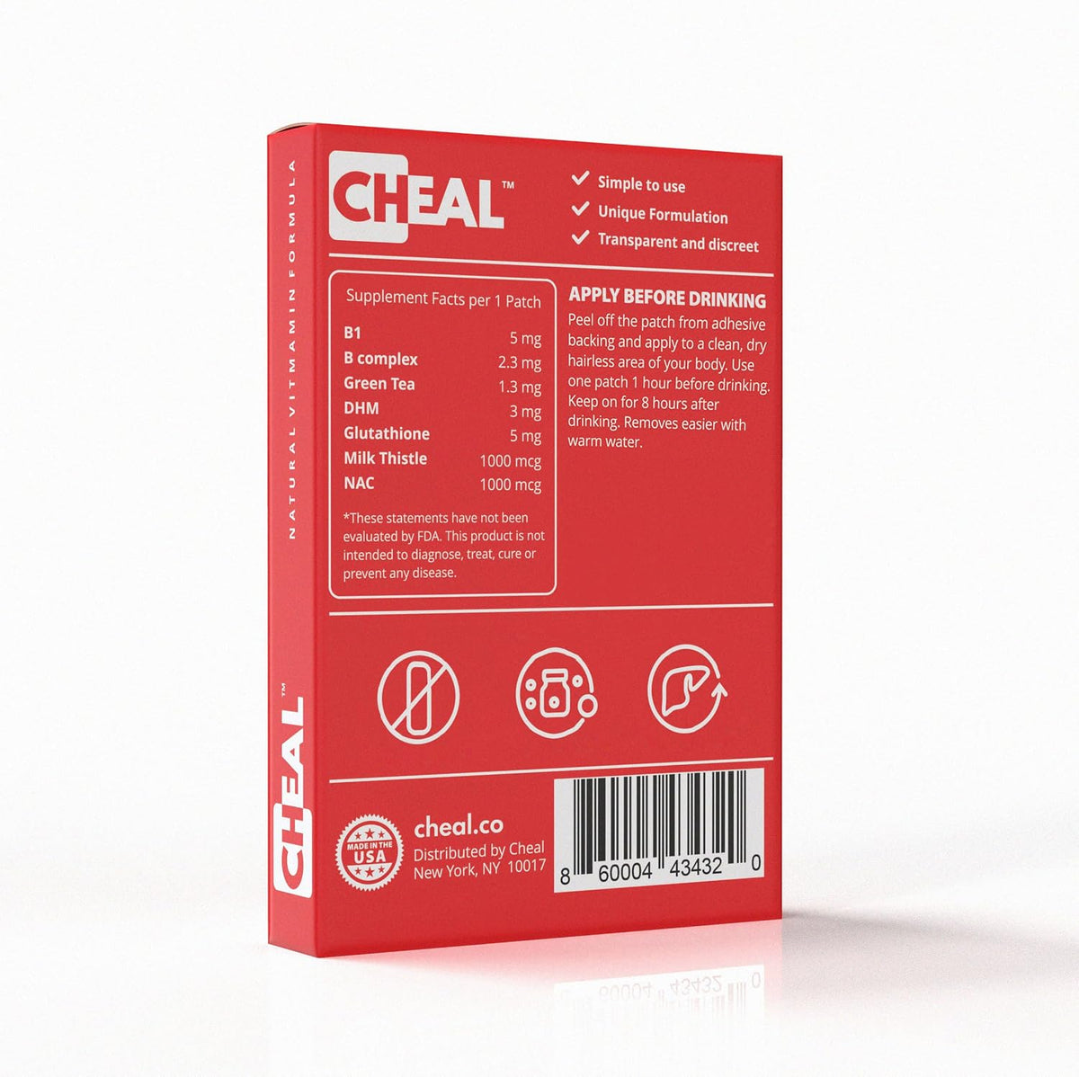 Authentic USA imported wellness patch by CHEAL