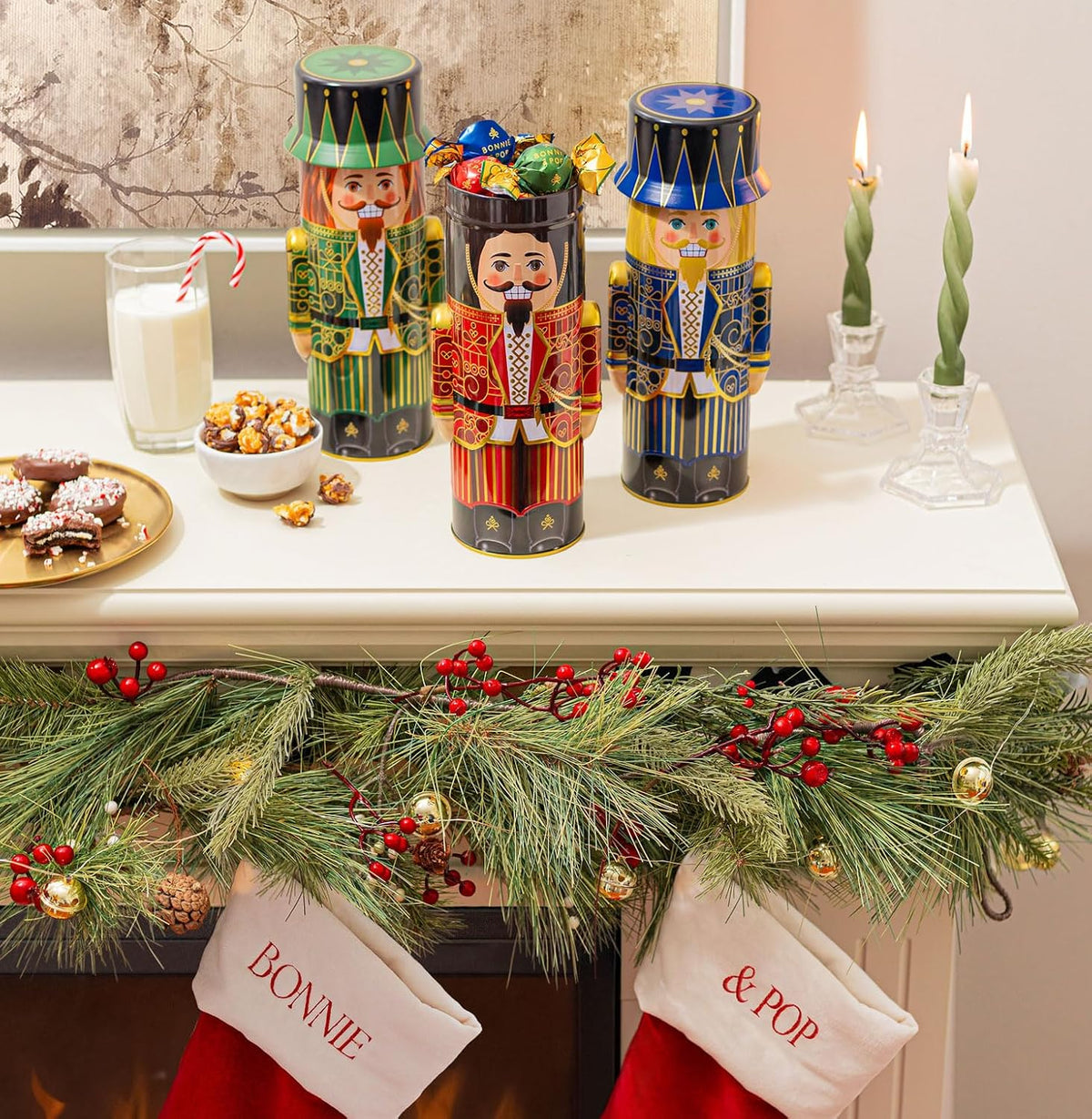 Authentic USA imported Bonnie and Pop Christmas snack box presentation for corporate gifting