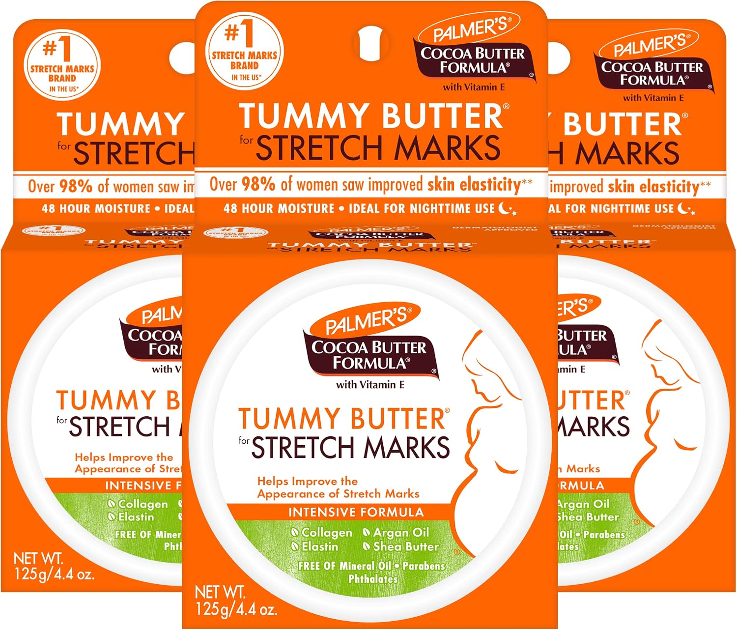 Palmer's Cocoa Butter Formula Tummy Butter front view jar