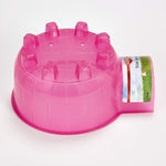 Translucent plastic material detail of Kaytee gerbil hideout house