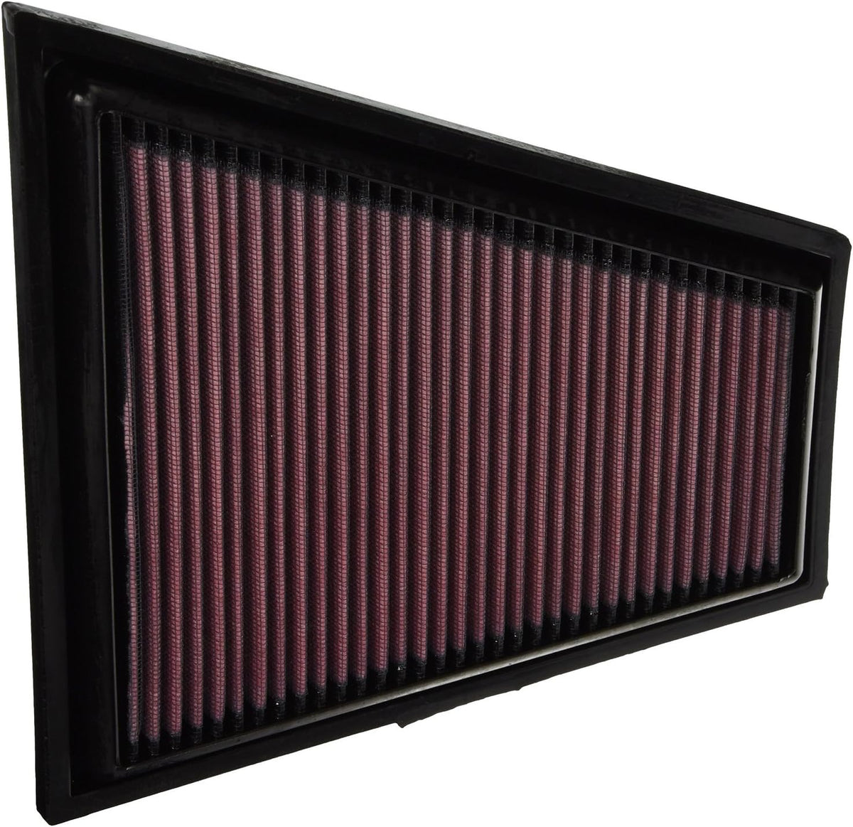 KN high flow original lifetime engine air filter front view performance upgrade