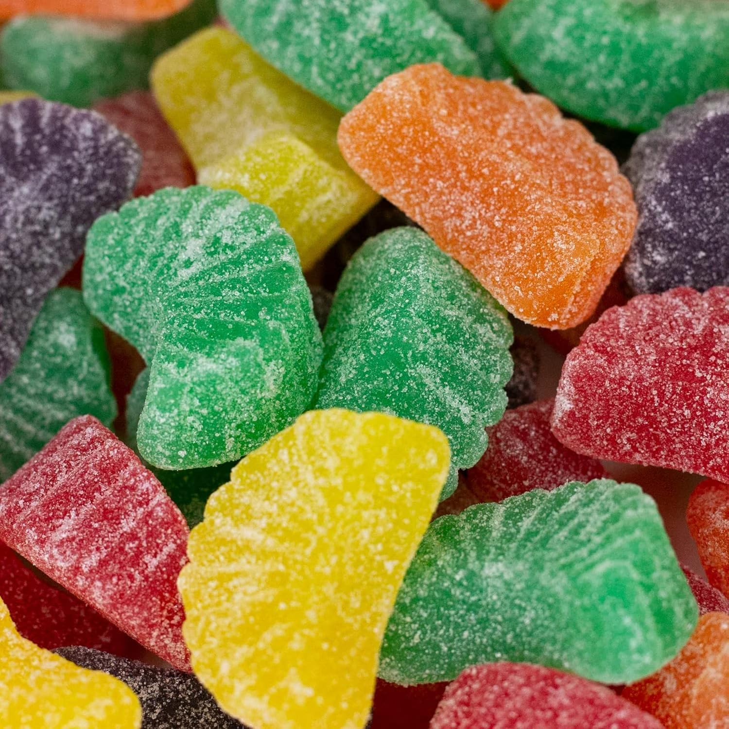 ILIKE! Fruit Slices Jelly Candy two pound bulk bag front view showing assorted flavors.