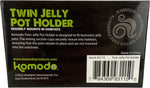 Komodo Twin Pot Jelly Holder mounted on glass