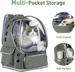 Pawstrip cat backpack carrier folded flat for storage