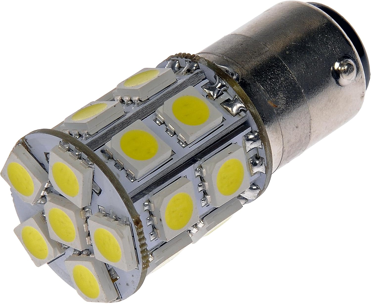 Dorman 1157W-SMD LED bulb front view for automotive lighting