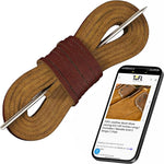 Leather Boat Shoe Lacing Kit - 45 Inch Leather Shoelaces for Boat Shoes, 1 Needle & 2 Strips [1 Pair] - Image 12