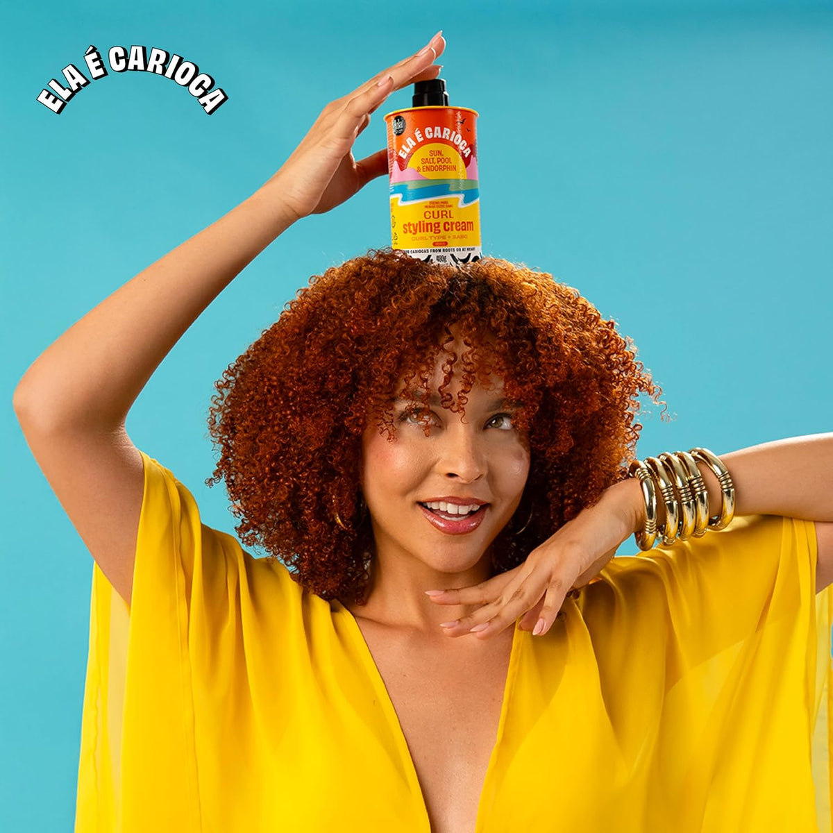Lola From Rio vegan curl defining cream for texture enhancement