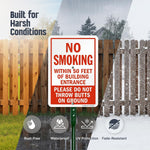 SmartSign rustproof aluminum sign close up
