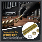Complete snowplow blade replacement hardware package overview