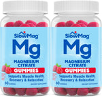 SlowMag Magnesium Citrate Gummies, 60 Count, Supports Muscle Health, Natural Berry Flavor, Recovery & Relaxation Pack of 2 - Image 1
