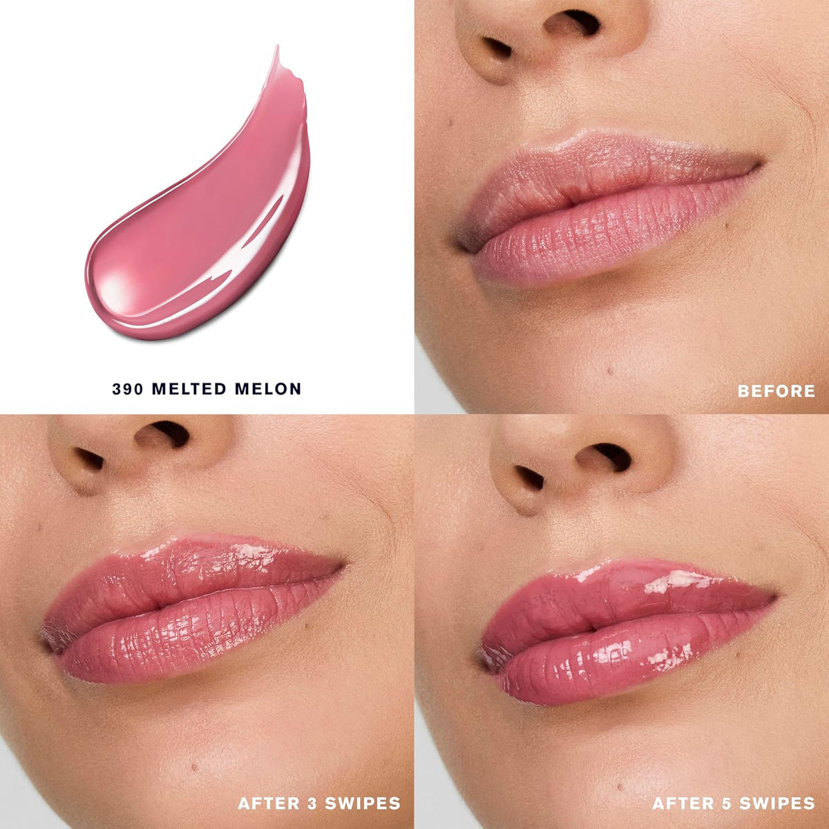 Estee Lauder heat-activated melting lip gloss stick packaging