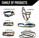 Large escape proof martingale dog collar by Wolfgang Man and Beast for active pets