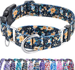 Reflective Martingale Collar for Dogs with Quick Release Buckle No Pull Training Dog Collars (Colorful Geometric, Medium) - Image 15