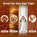 Heusom low noise pet shaver kit including brush and charging cable