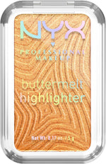 NYX PROFESSIONAL MAKEUP Buttermelt Highlighter, Powder Highlighter Makeup, With Up to 12H Wear and High Impact Glow - 30 Butta Bling (Light Copper) - Image 1