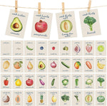 Eaasty locally grown baby shower decorations front view of pregnancy milestone cards