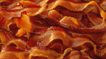 Six individually shrink-wrapped savory bacon hard candy canes imported from the USA.