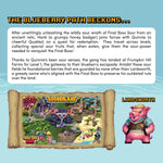 Authentic Final Boss Sour blueberry snack packaging