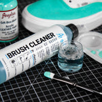 Angelus brush cleaner maintaining airbrush parts