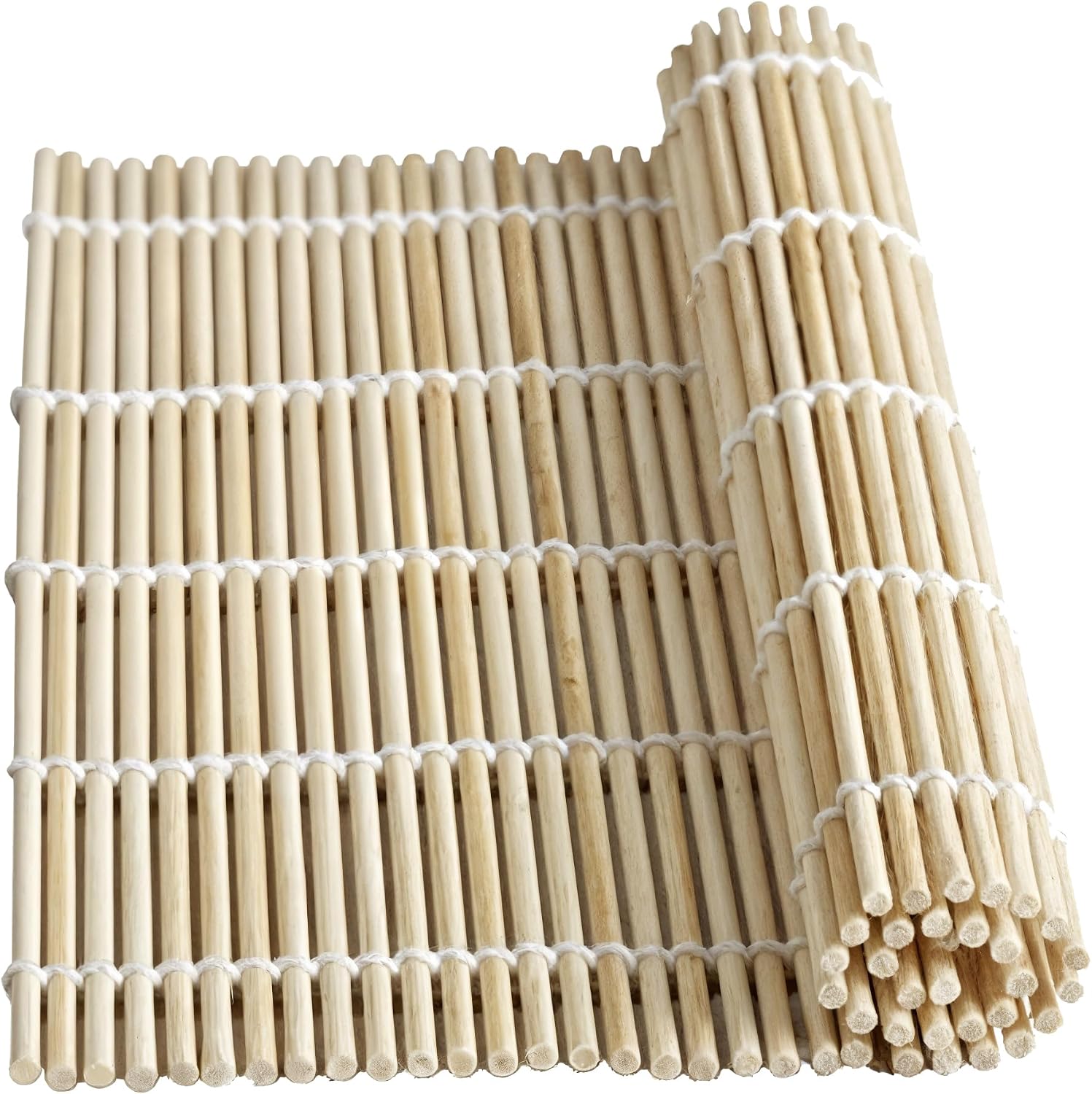 BS bamboo sushi rolling mat front view
