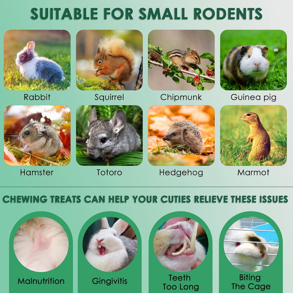 KATUMO small animal treats container showing product net weight and details