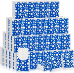 Nebuvark pocket tissues travel packs 60 pack front view showcasing the blue and white polka dot design.