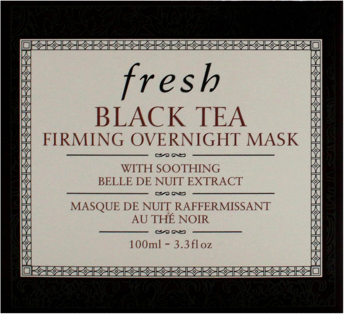 Fresh Black Tea Firming Overnight Mask box and container