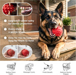 Top view of 3.5 inch Apasiri dog toy for aggressive chewers