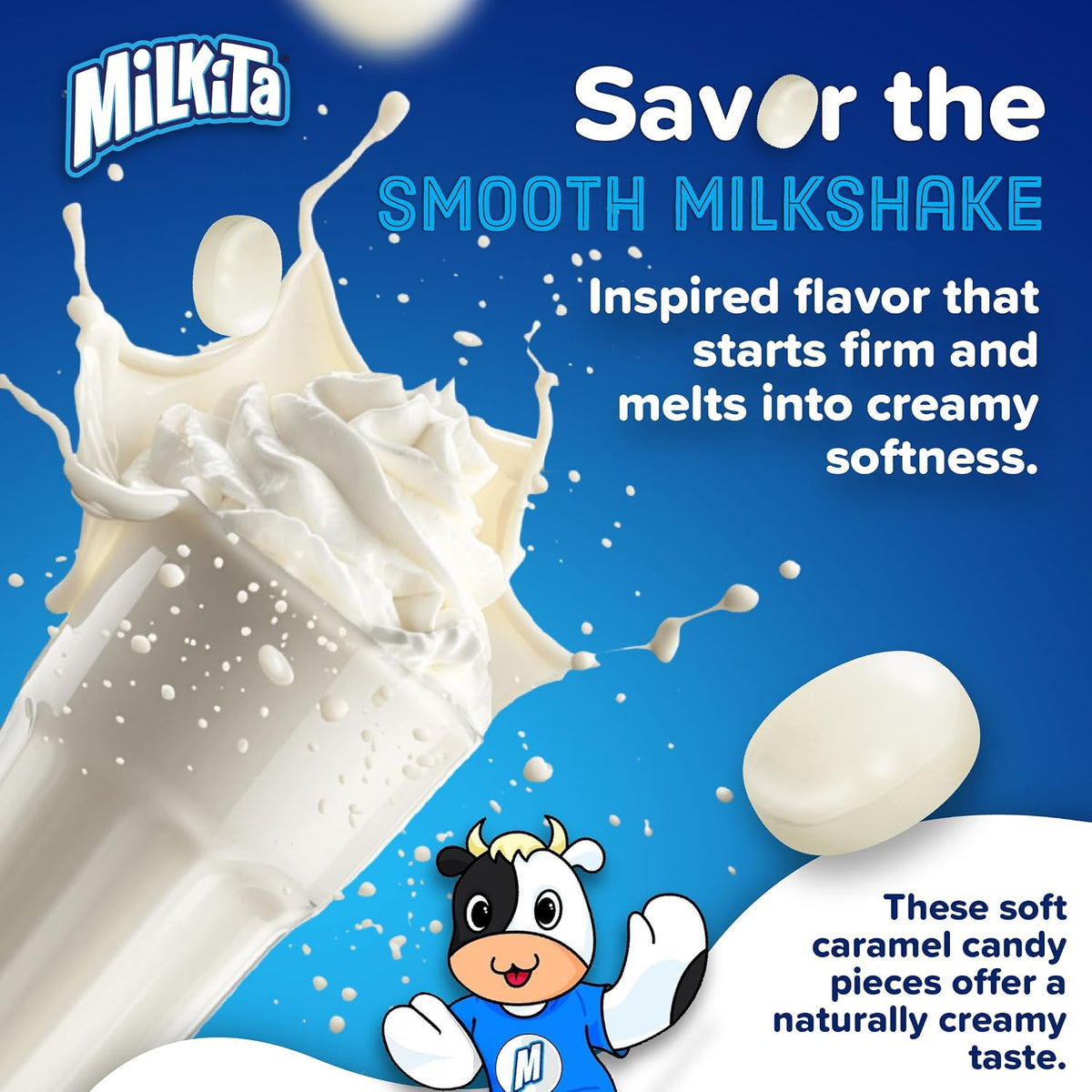 Milkita candy creamy texture and milk infusion
