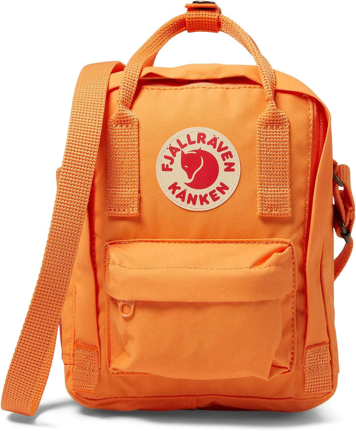 Fjallraven Kanken Sling front logo patch close up