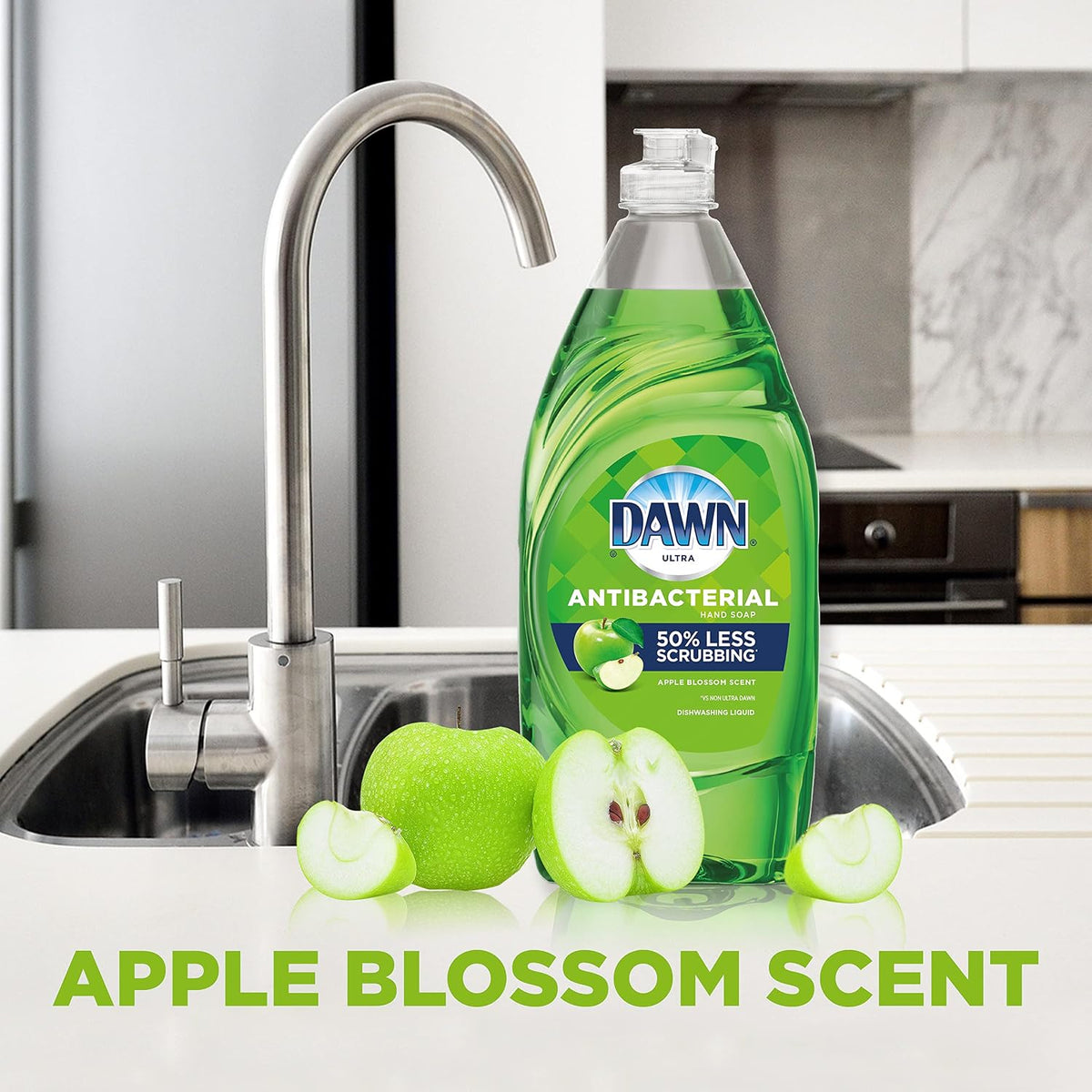Dawn apple blossom scent dish soap texture showcase