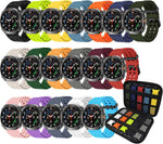 Hayonliy sport band front view displaying silicone texture.